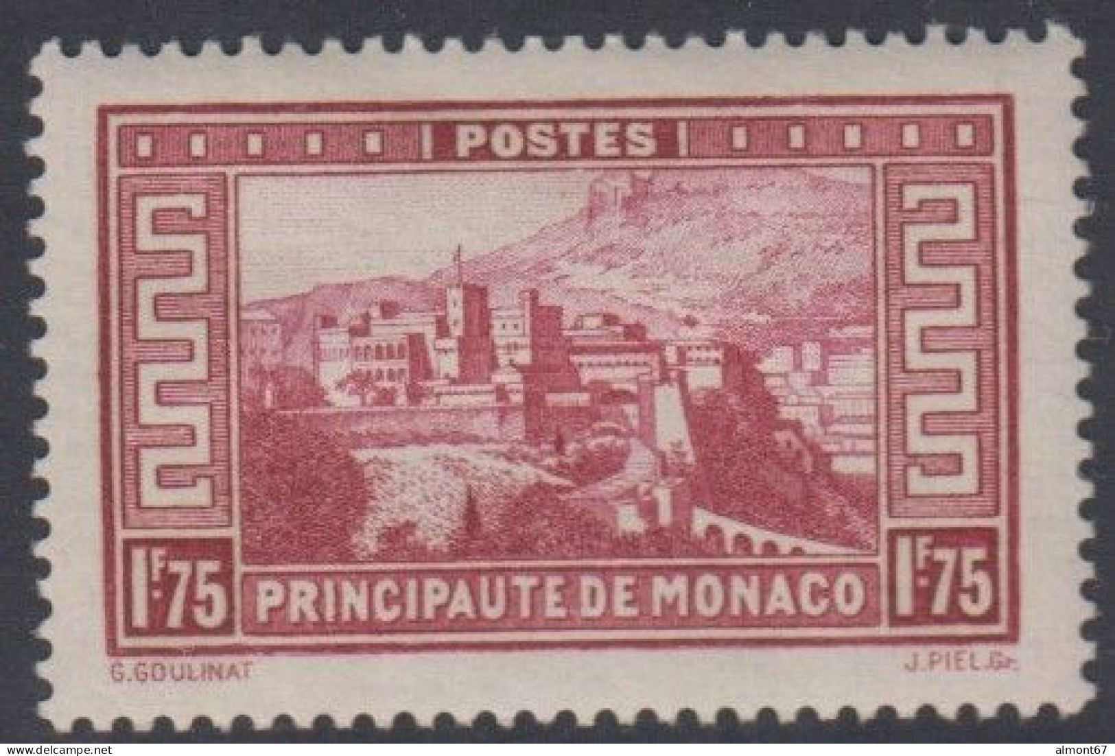 Monaco  N° 128 *    - Cote  :  45 € - Neufs