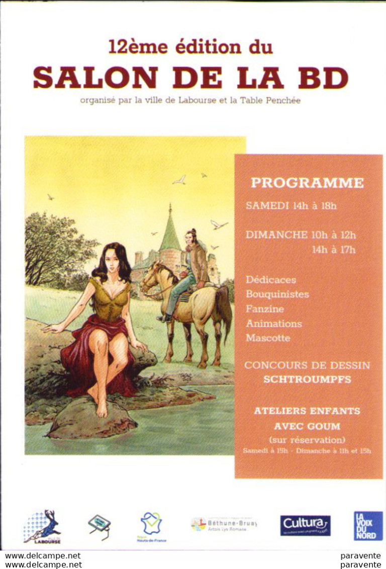 Programme Salon BD De LABOURSE 2022 Par TADUC ( Affiche ) - Andere Producten