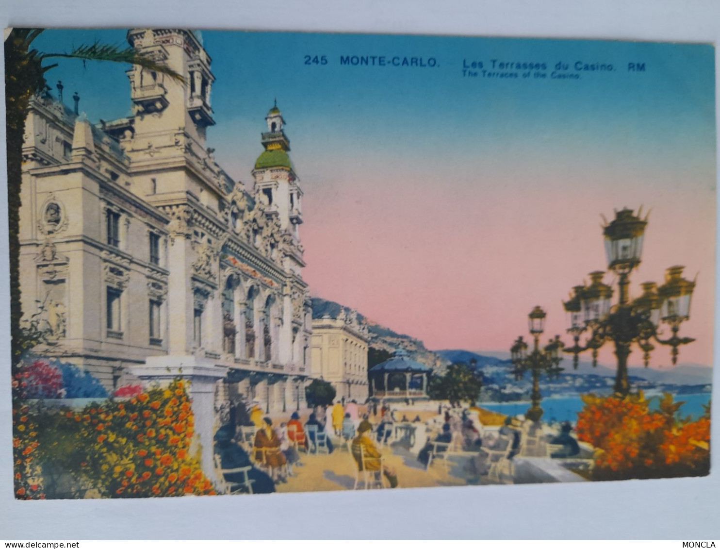 MONTE-CARLO VERS 1930.LES TERRASSES DU CASINO. - Casino