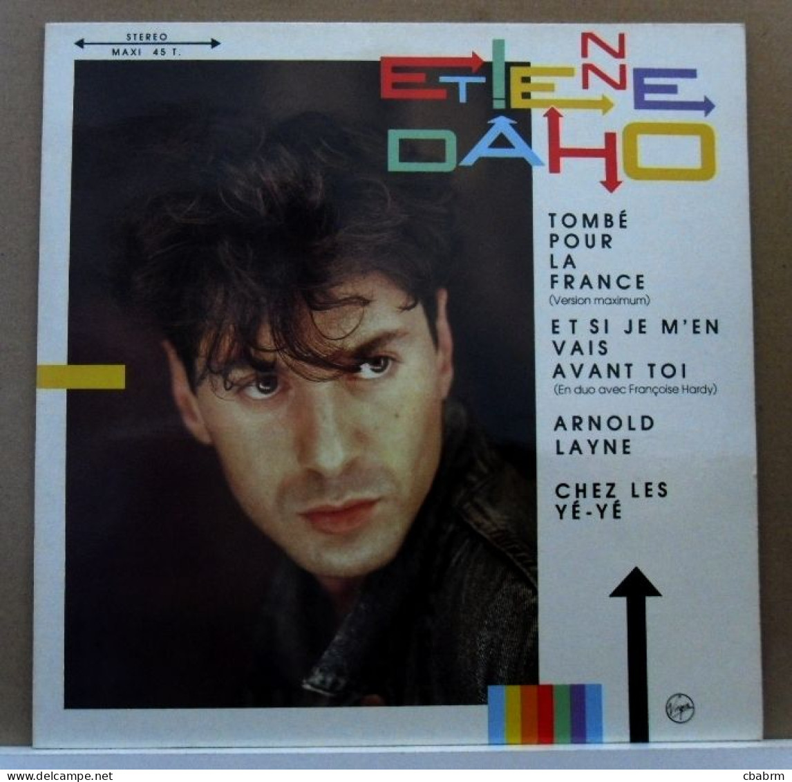 MAXI 45 TOURS ETIENNE DAHO TOMBE POUR LA FRANCE - VIRGIN PM 132 En 1985 - 45 Rpm - Maxi-Singles