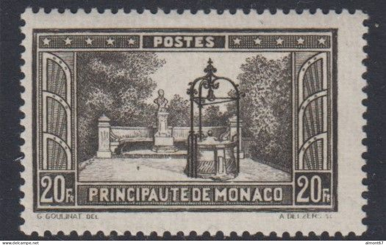 Monaco  N° 134 *    - Cote  :  215 € - Neufs