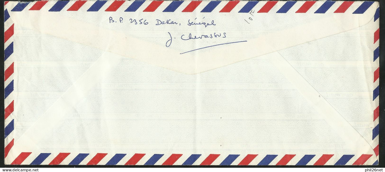 Sénégal FDC Lettre Par Avion Premier Jour Circulée Le 03/05/1969 Les N°318 Et 319  OIT   B/TB  Voir Scans  Soldé ! ! ! - Senegal (1960-...)