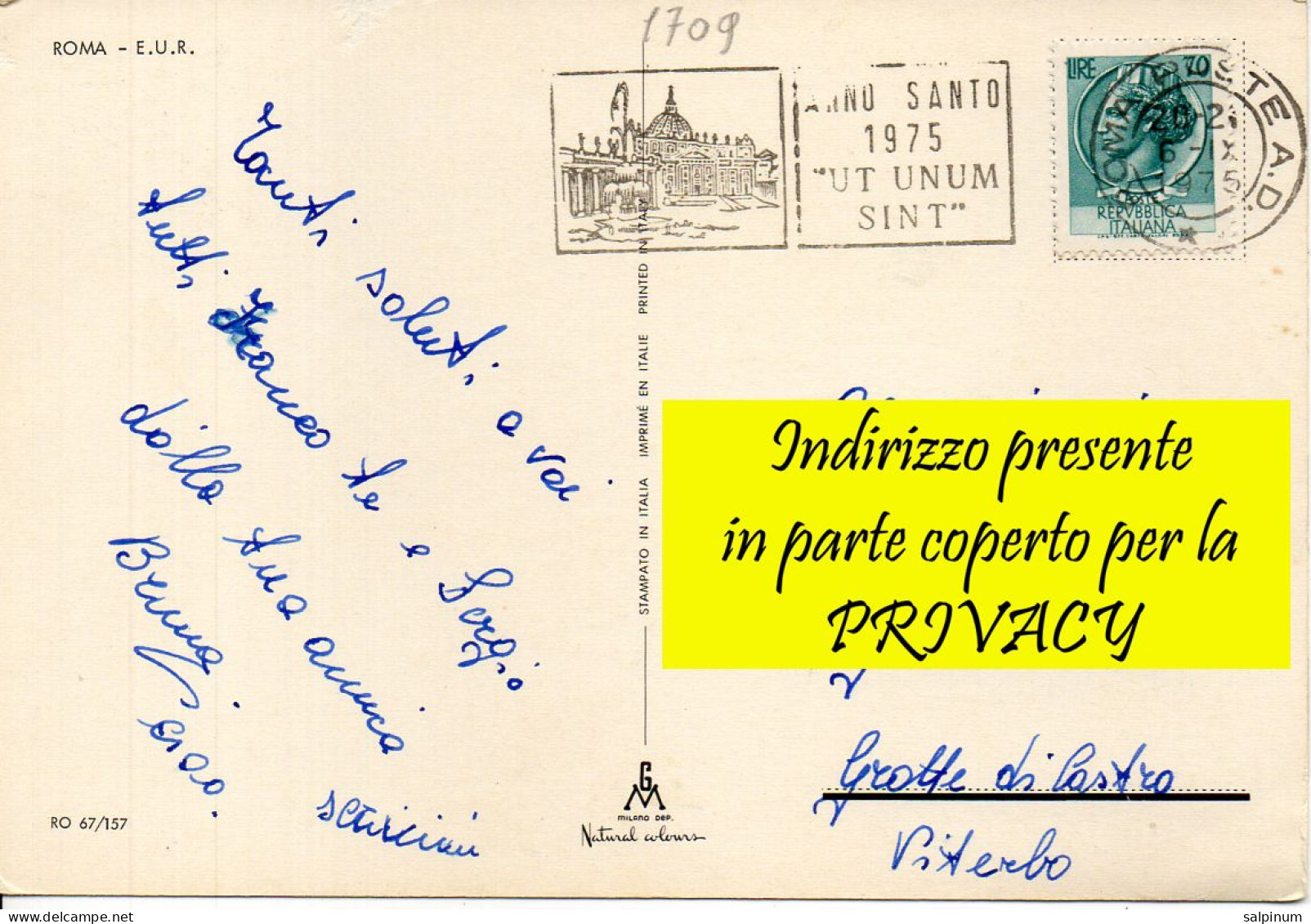 Roma, E.U.R. - Viag. 1975 - Mostre, Esposizioni