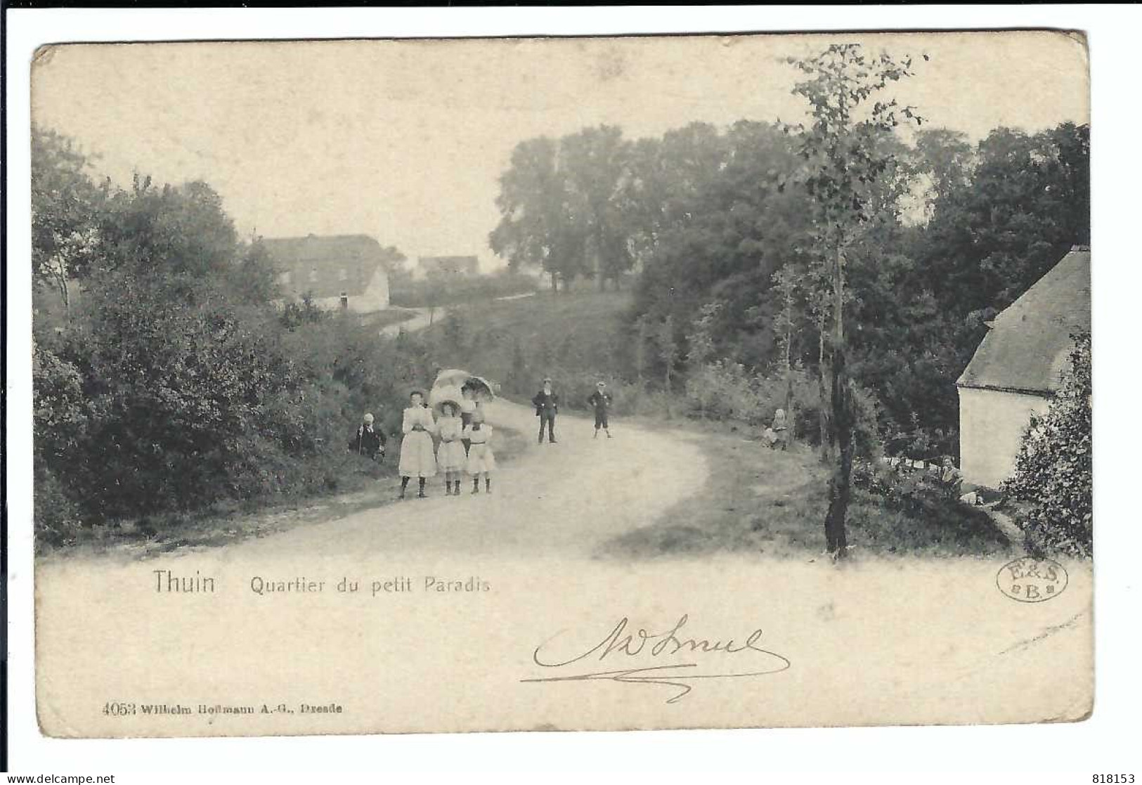 Thuin  Quartier Du Petit Paradis  1905 - Thuin