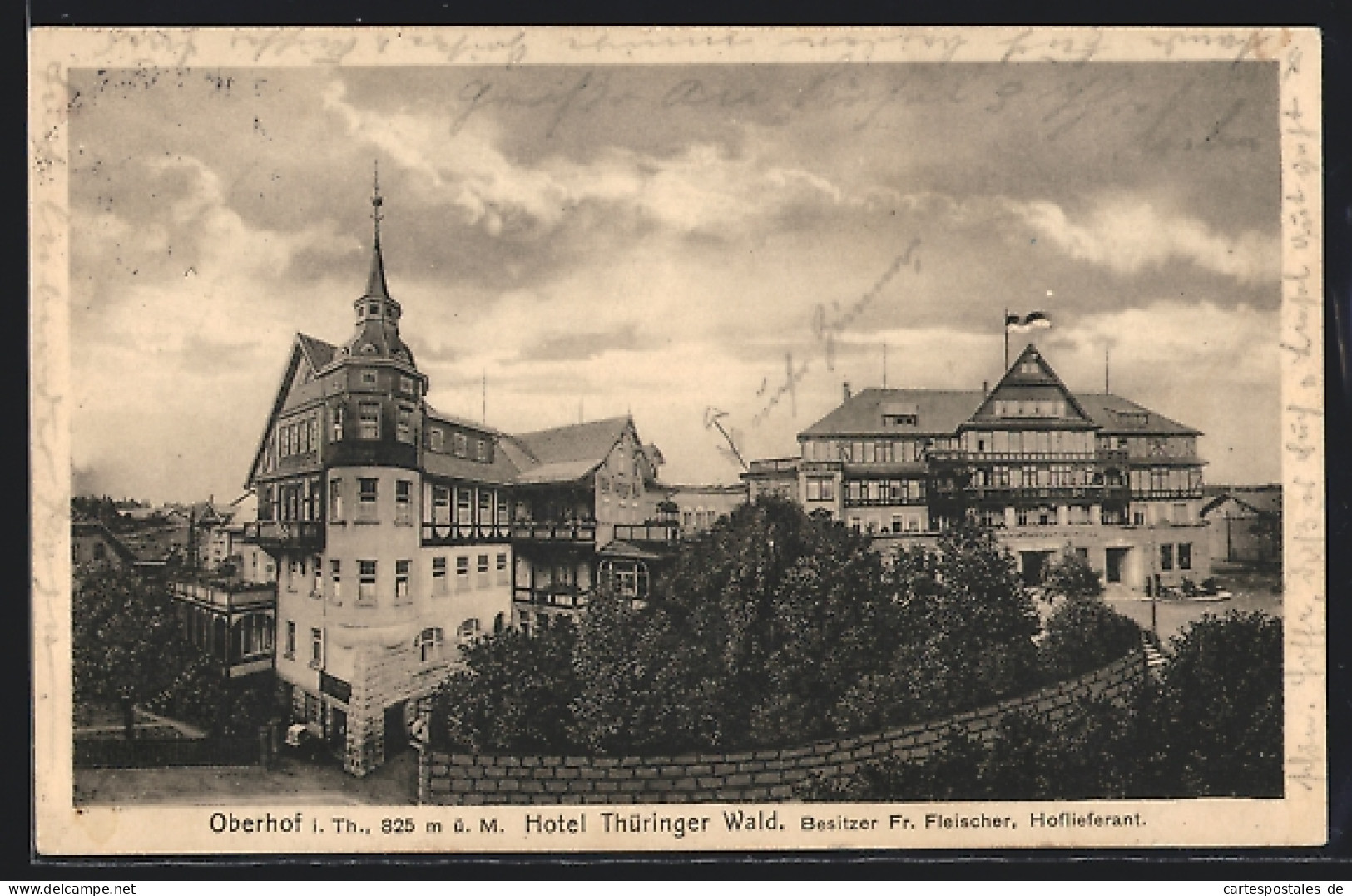 AK Oberhof In Th., Hotel Thüringer Wald  - Oberhof