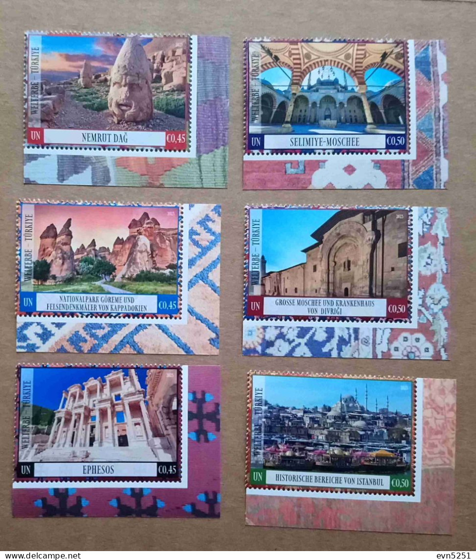 N3-G5/N-U-C Vi23-01 : N-U Vienne, Patrimoine Mondial  - Turquie - Unused Stamps