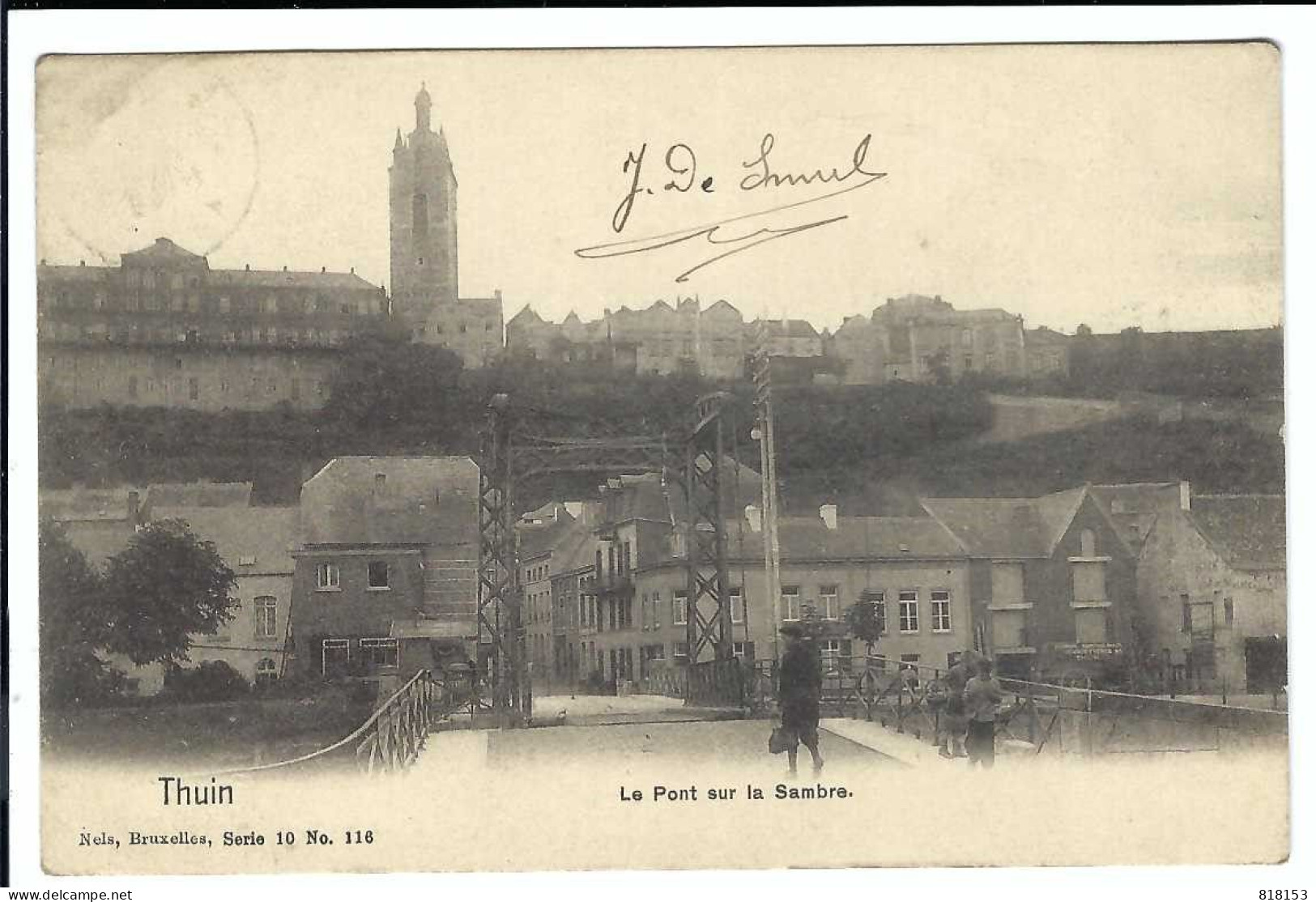 Thuin  - Le Pont Sur La Sambre  1905 - Thuin