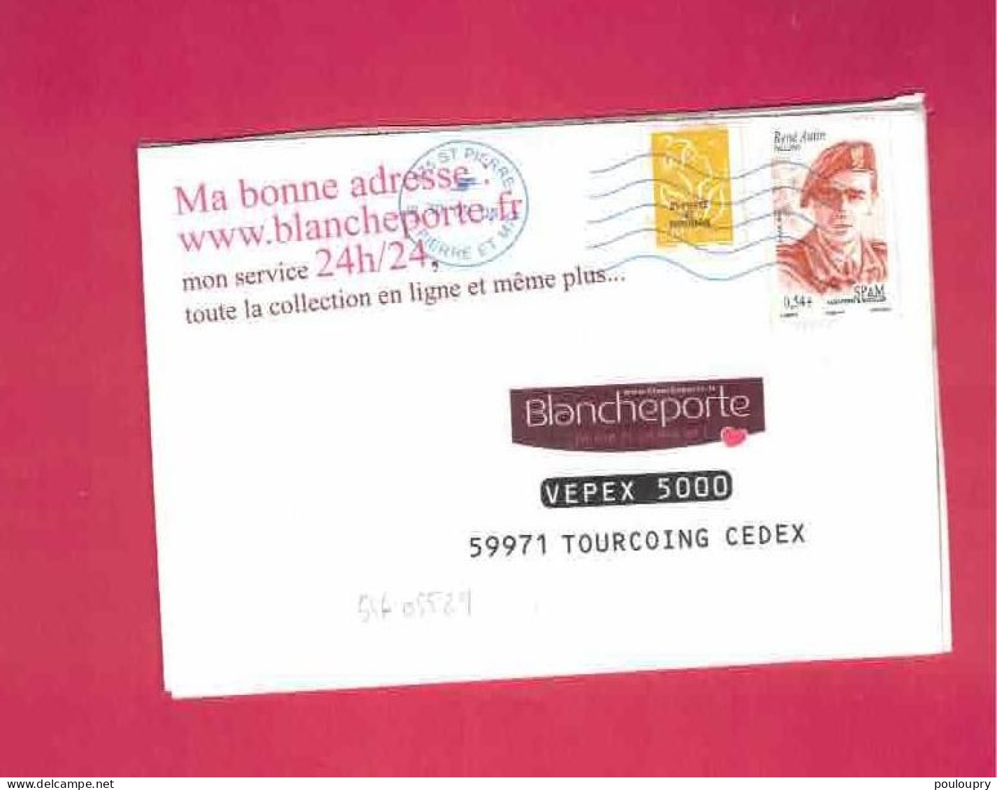 Lettre De 2008 Pour La France - YT N° 911 Et 829 - Commando Kieffer - Autin - Lettres & Documents