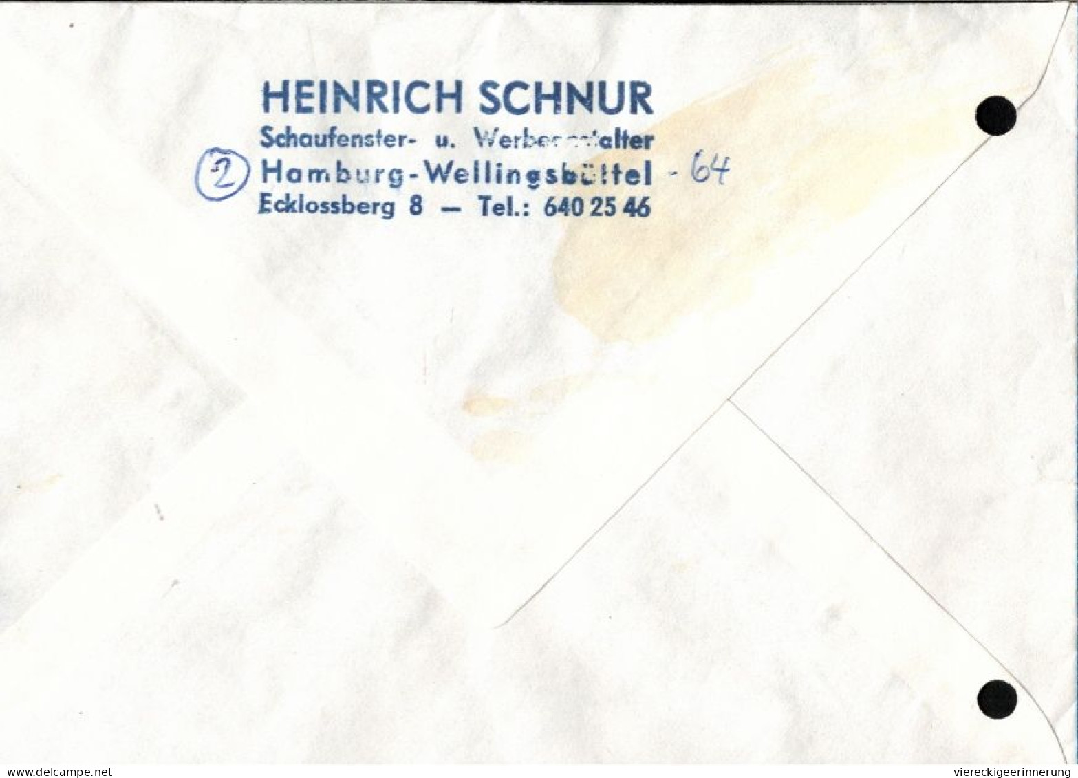 ! Bund Einschreibe Brief Aus Hamburg Marke Mit Starker Verschiebung Des Druckbildes Dauerserie Deutsche Bauwerke Nr. 460 - Errors & Oddities