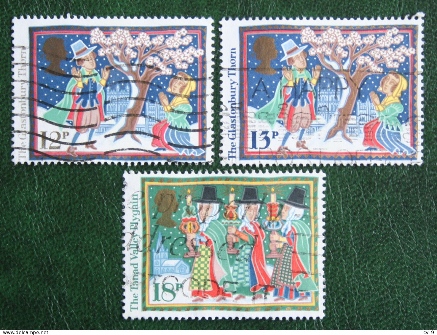 Natale Weihnachten Noel Christmas Mi 1091-1092 1096 1986 Used Gebruikt Oblitere ENGLAND GRANDE-BRETAGNE GB GREAT BRITAIN - Usados