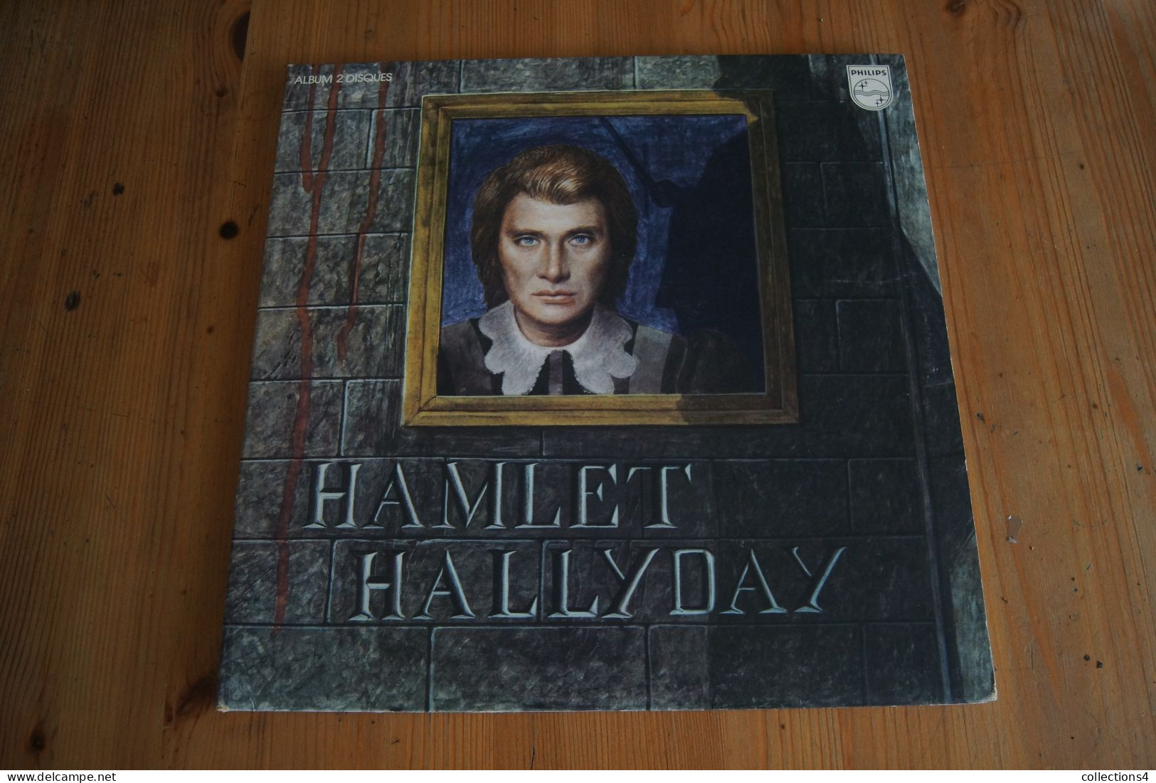 JOHNNY HALLYDAY HAMLET DOUBLE LP ORIGINAL 1976 VALEUR+  COMPLET AVEC 2 POSTERS - Rock