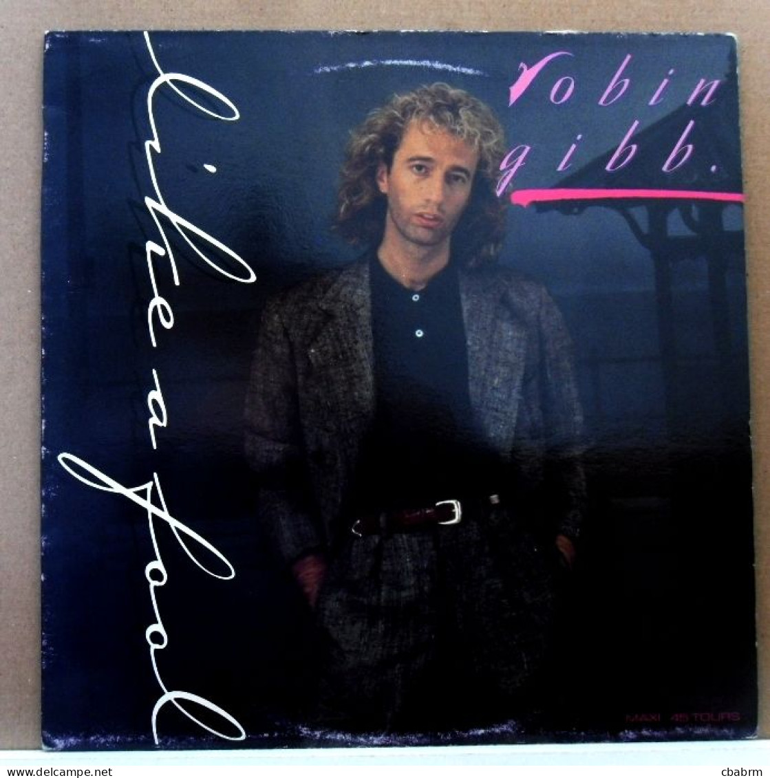 MAXI 45 TOURS ROBIN GIBB LIKE A FOOL - POLYDOR 883 431-1 En 1985 MADE IN FRANCE - 45 Toeren - Maxi-Single