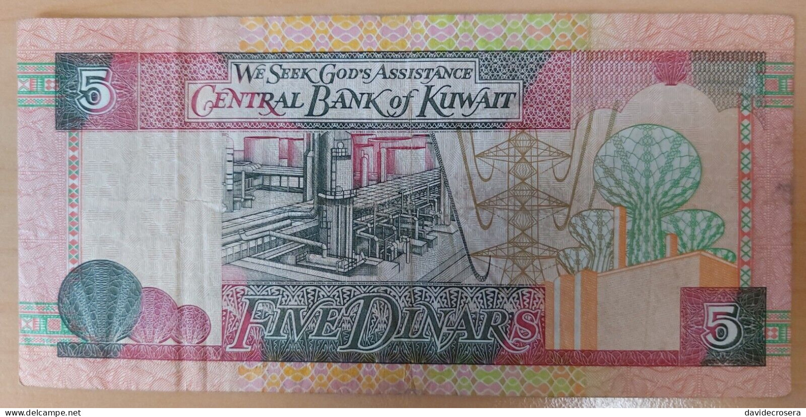 KUWAIT 5 DINARS 1994 PICK 26d - Koeweit