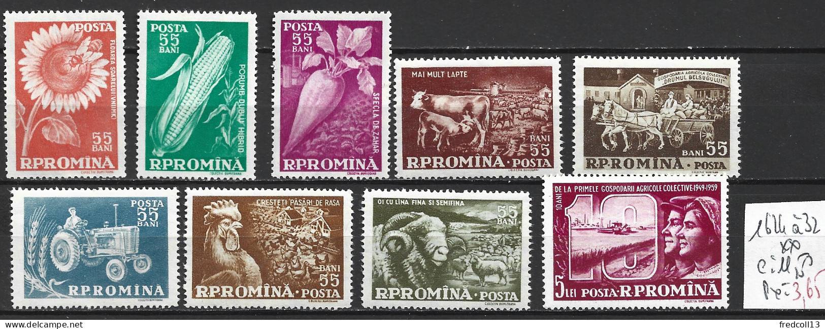 ROUMANIE 1624 à 32 ** Côte Côte 11.50 € - Unused Stamps