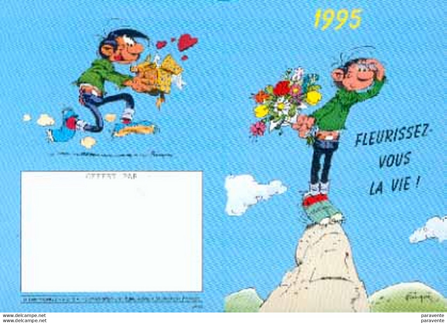 GASTON LAGAFFE : Calendrier 1995 De DALIX - Agendas & Calendriers