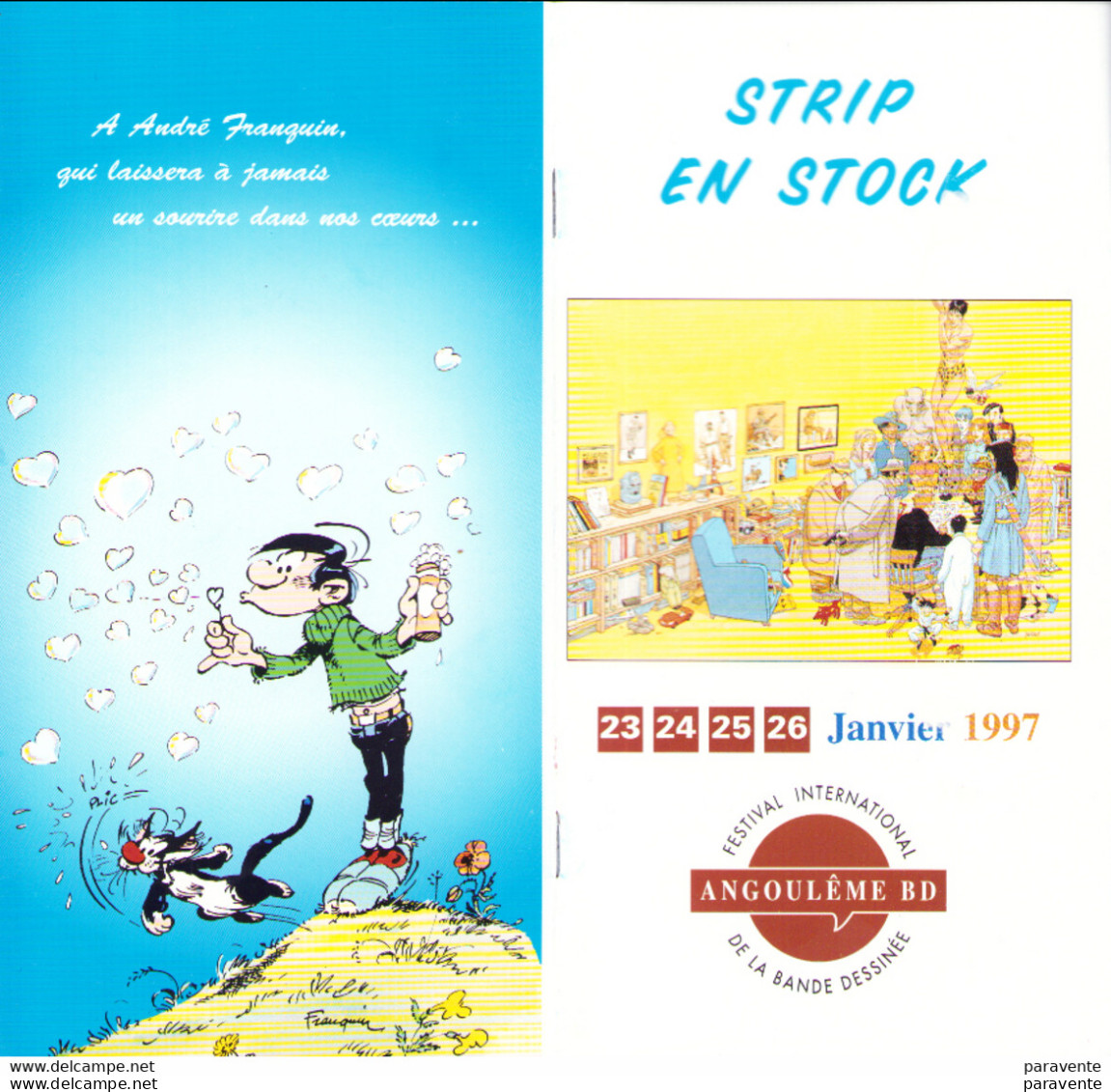 GASTON JUILLARD : Brochure Pour Receuil De Dédicaces Salon ANGOULEME 1997 - Franquin