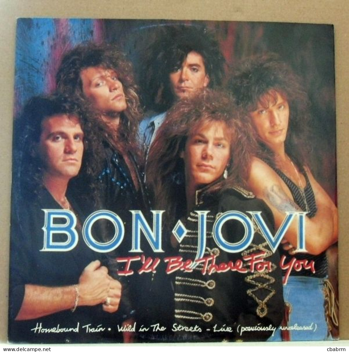 MAXI 45 TOURS BON JOVI I'LL BE THERE FOR YOU - VERTIGO 872 565-1 En 1988 - 45 Toeren - Maxi-Single