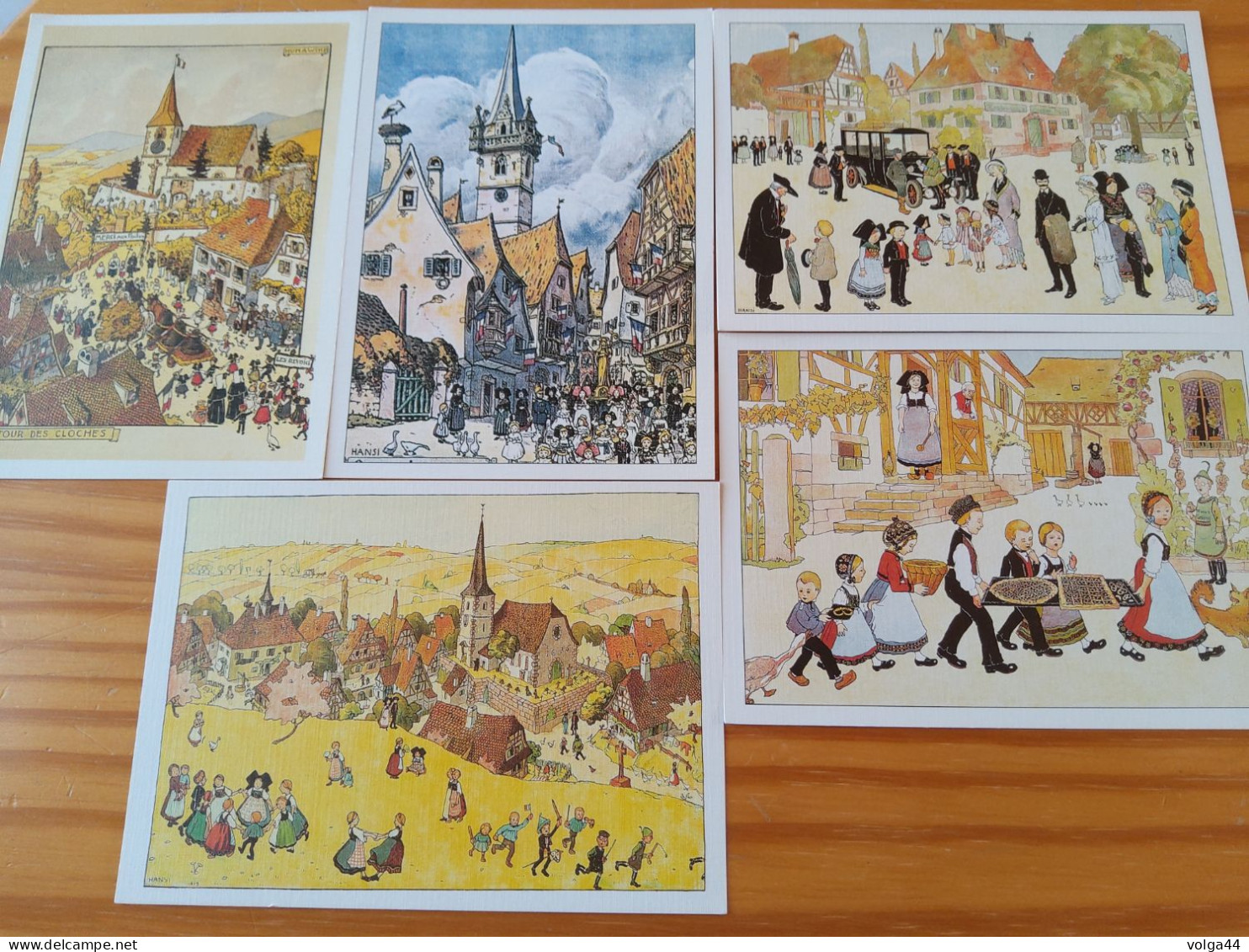 Lot De 15 CPM - REPRO - HANSI  - Ed Compa Carterie - 5 - 99 Postcards