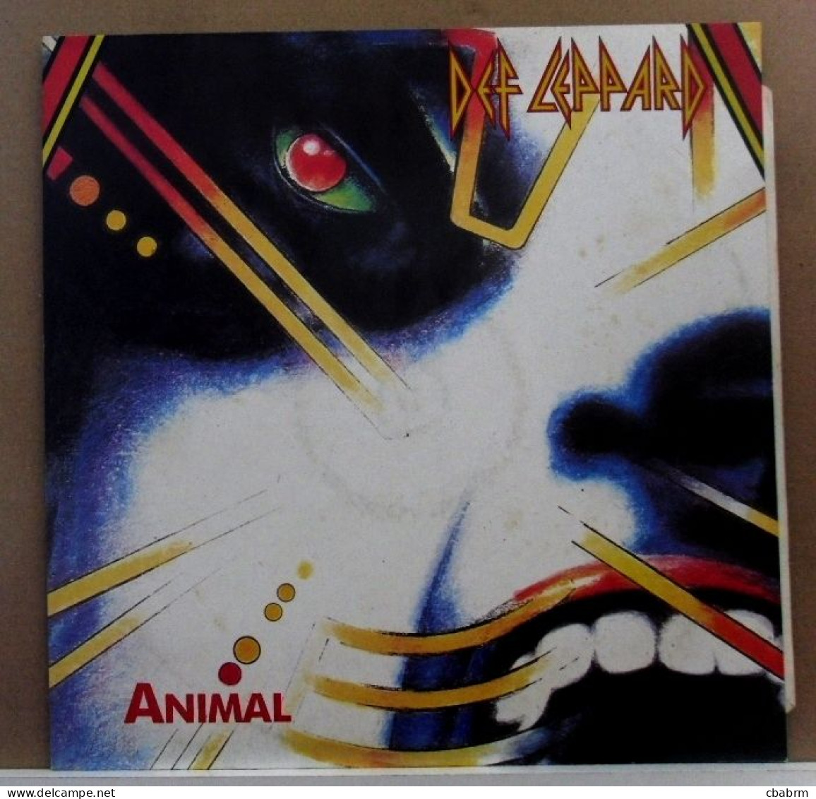 MAXI 45 TOURS DEF LEPPARD ANIMAL - MERCURY 888 736-1 En 1987 - 45 Toeren - Maxi-Single