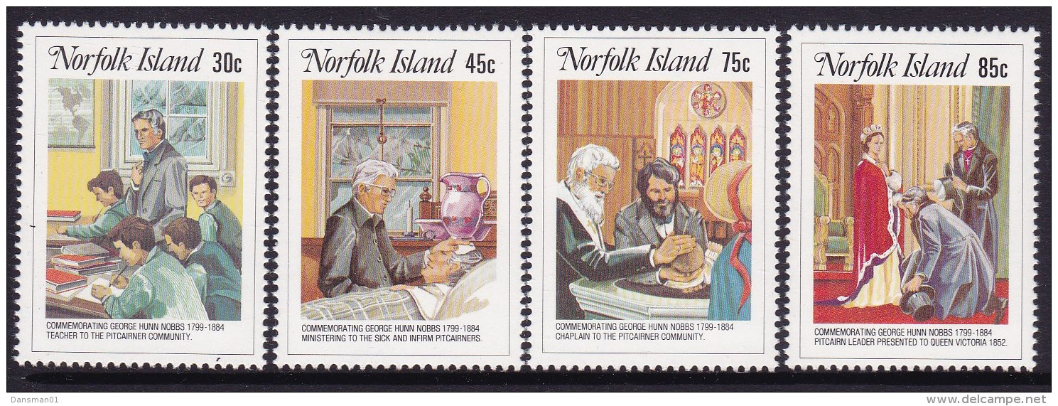 Norfolk Island 1984 Rev Nobbs Sc 352-55 Mint Never Hinged - Norfolk Island