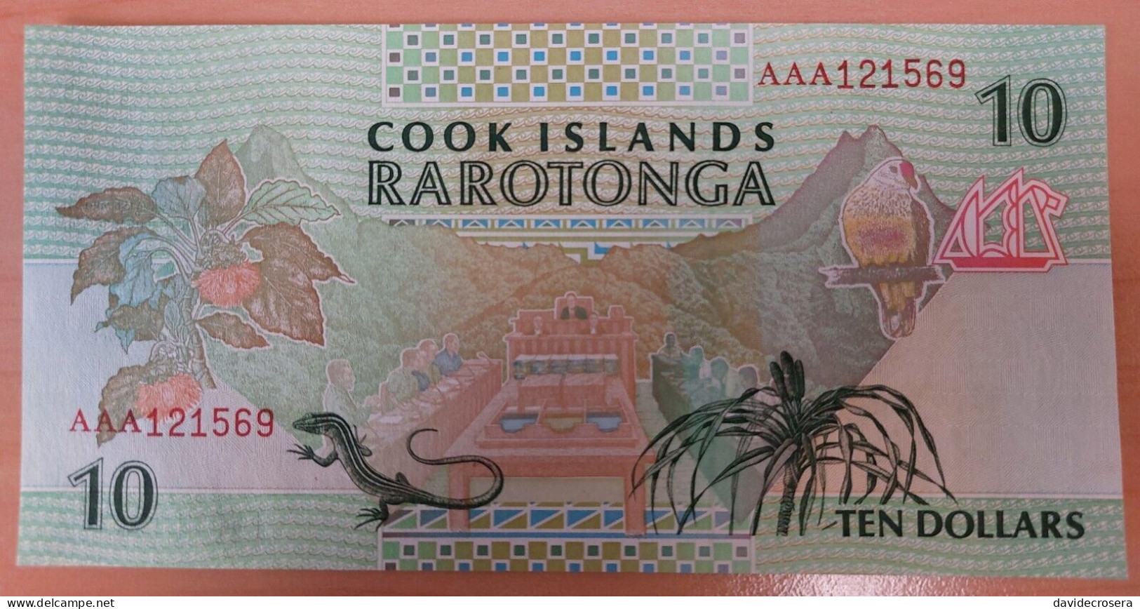 COOK ISLANDS 10 DOLLARS 1992 UNC PICK 8 - Autres - Océanie