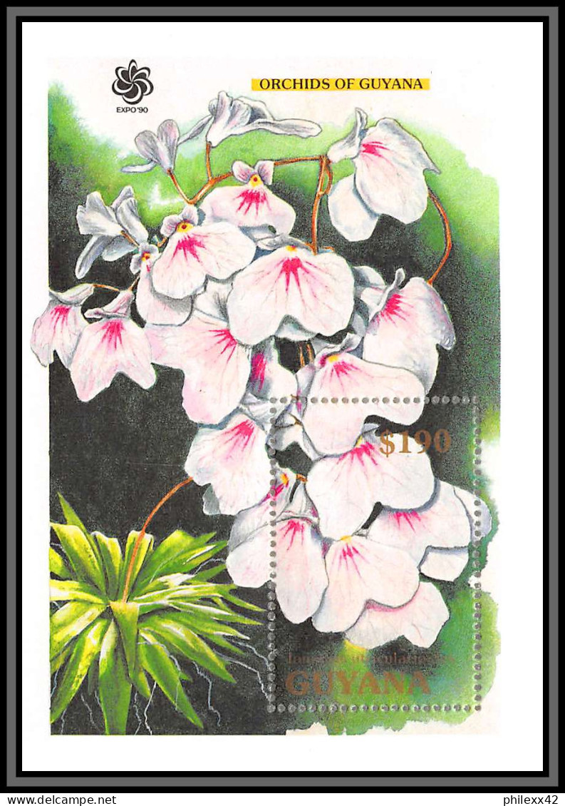 81020 Guyana Guyane Y&t BF N°51/53 Orchidées Orchids Neuf ** MNH Flowers Flower Fleurs EXPO 90 Osaka Japan 1990 - Orchideeën