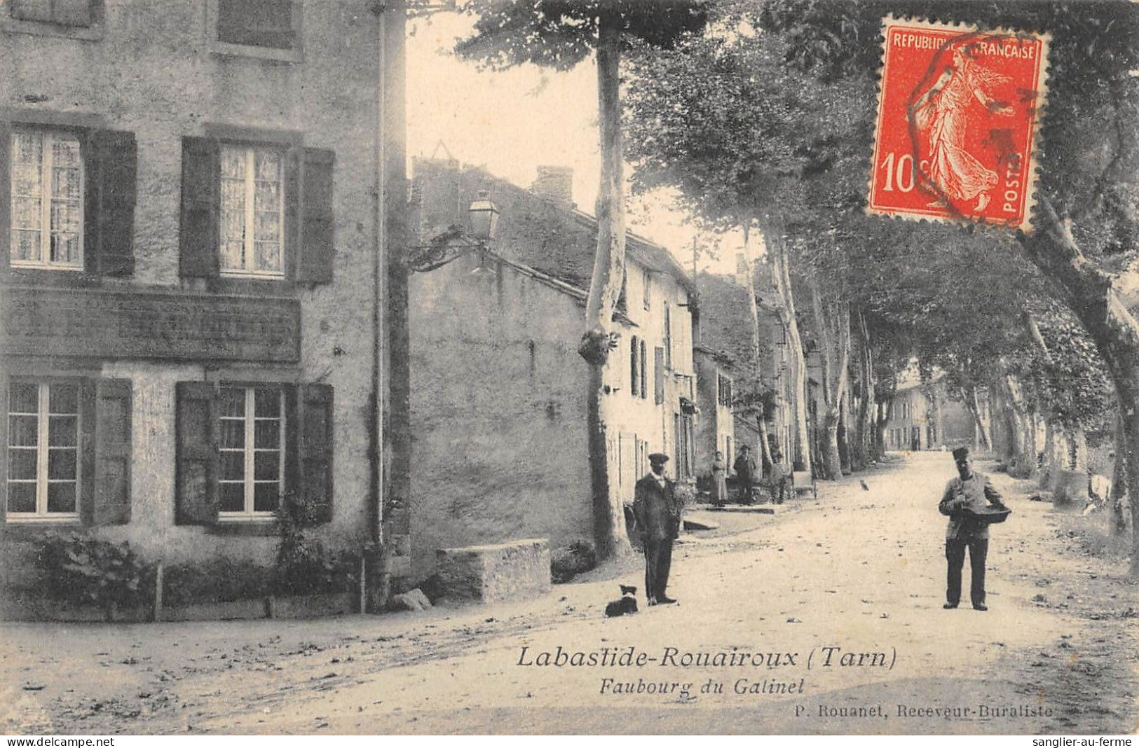 CPA 81 LABASTIDE ROUAIROUX / FAUBOURG DU GALINEL - Andere & Zonder Classificatie