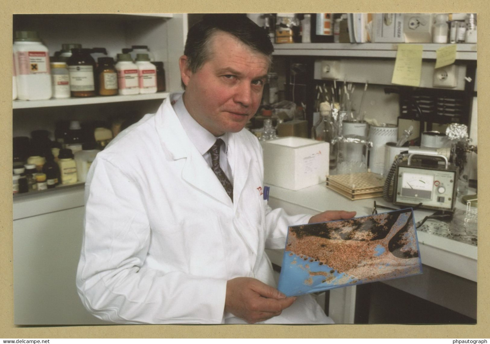 Luc Montagnier (1932-2022) - HIV French Virologist - Signed Card + Photo - Nobel - Erfinder Und Wissenschaftler