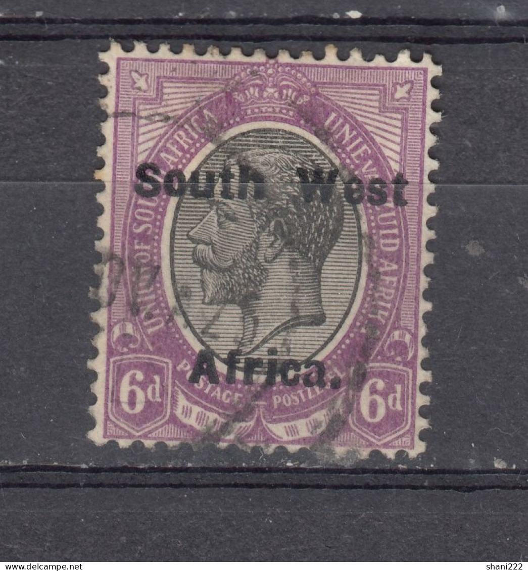 South West Africa 1924 - Overprinted 6d.single, (e-723) - Südwestafrika (1923-1990)