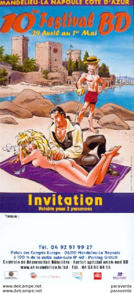 MARINI : Carte Invitation Salon MANDELIEU - Postcards