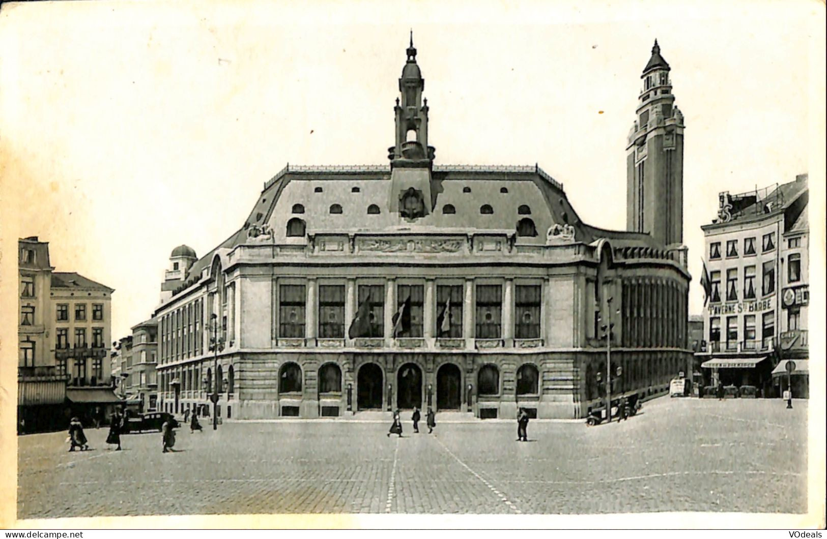 Belgique -  Hainaut - Charleroi - Hôtel De Ville - Publicité Chocolat Martougin - Charleroi