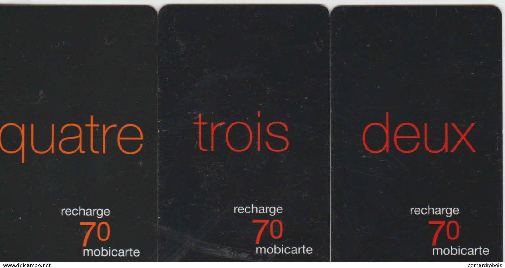 TC19 - 3 RECHARGES MOBICARTES, Pour 1 Euro - Cellphone Cards (refills)