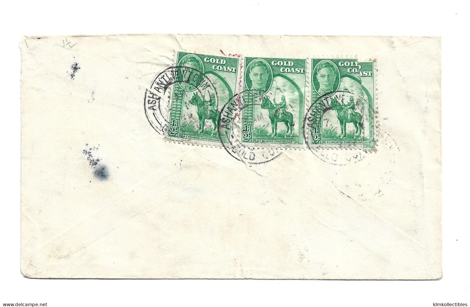 GREAT BRITAIN UNITED KINGDOM ENGLAND COLONIES - GOLD COAST GHANA - COVER TO ENGLAND POSTAGE DUE - Costa D'Oro (...-1957)