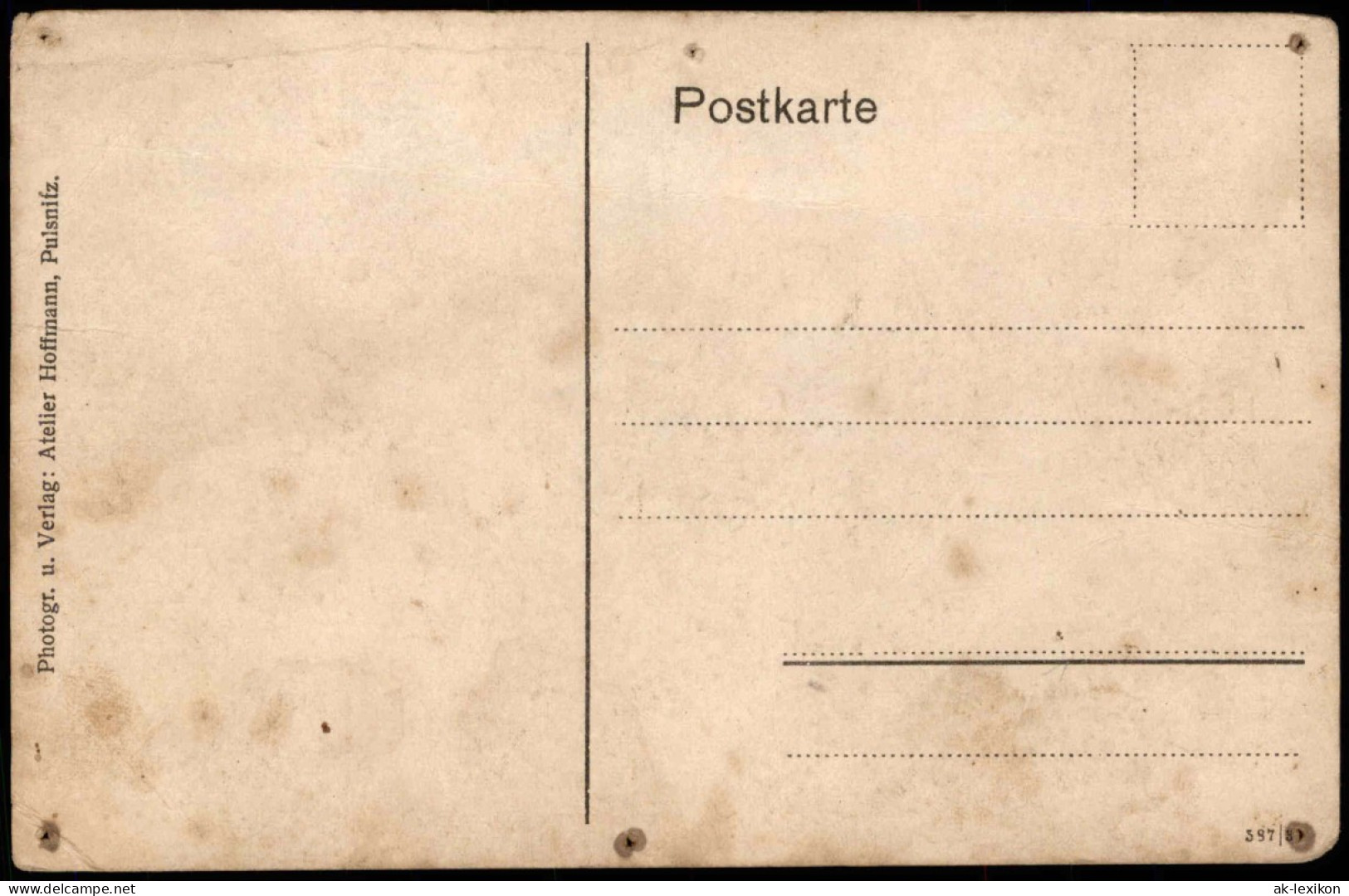 Ansichtskarte Pulsnitz Połčnica Wirtschaft Waldhaus Eierberg 1912 - Pulsnitz