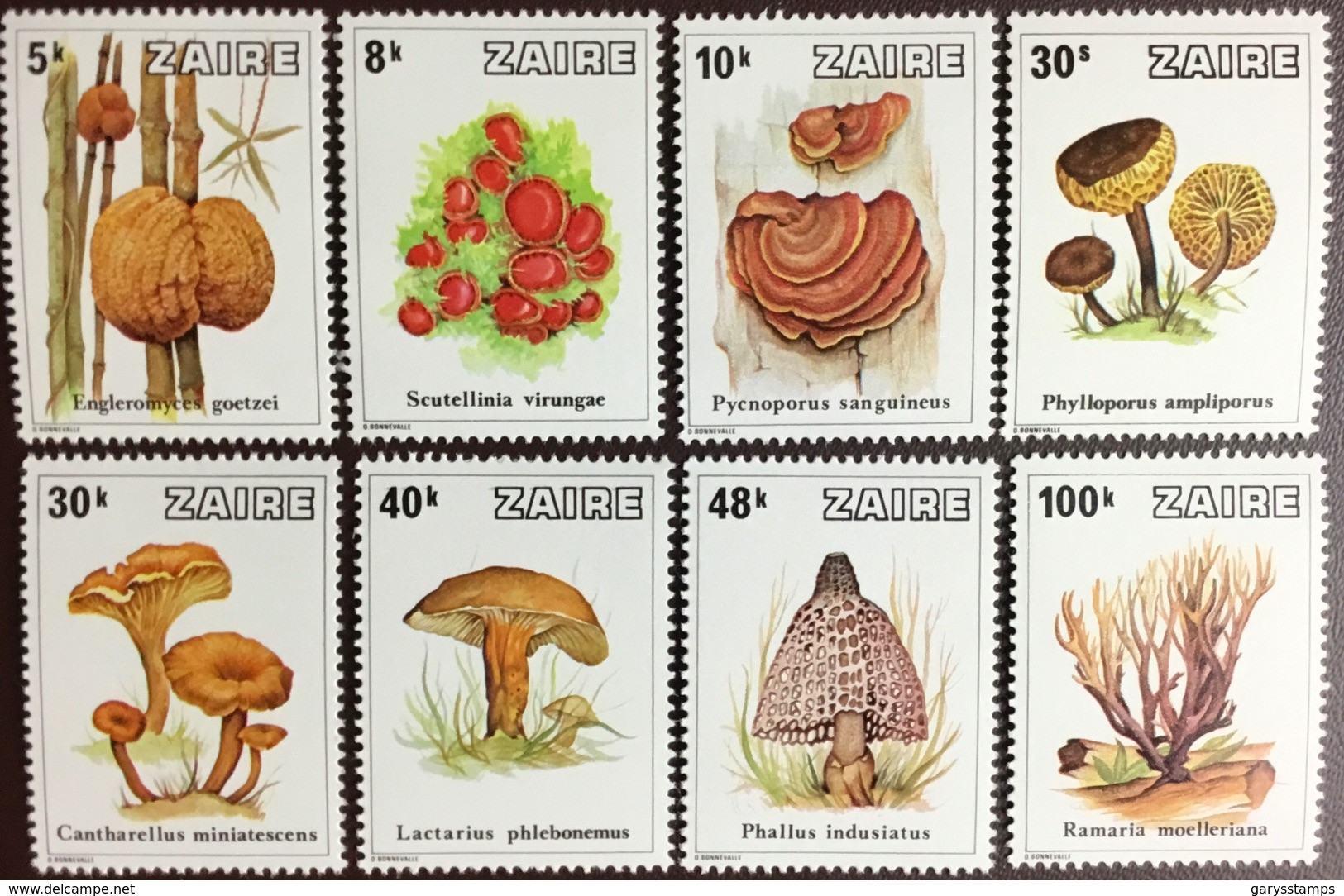 Zaire 1979 Mushrooms Fungi MNH - Hongos