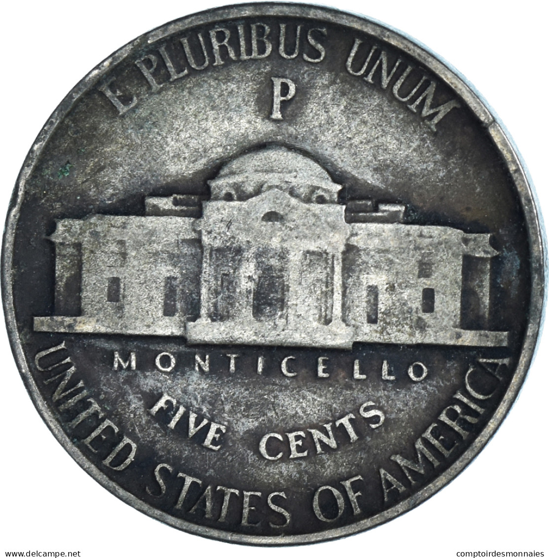 Monnaie, États-Unis, 5 Cents, 1942 - 1938-…: Jefferson