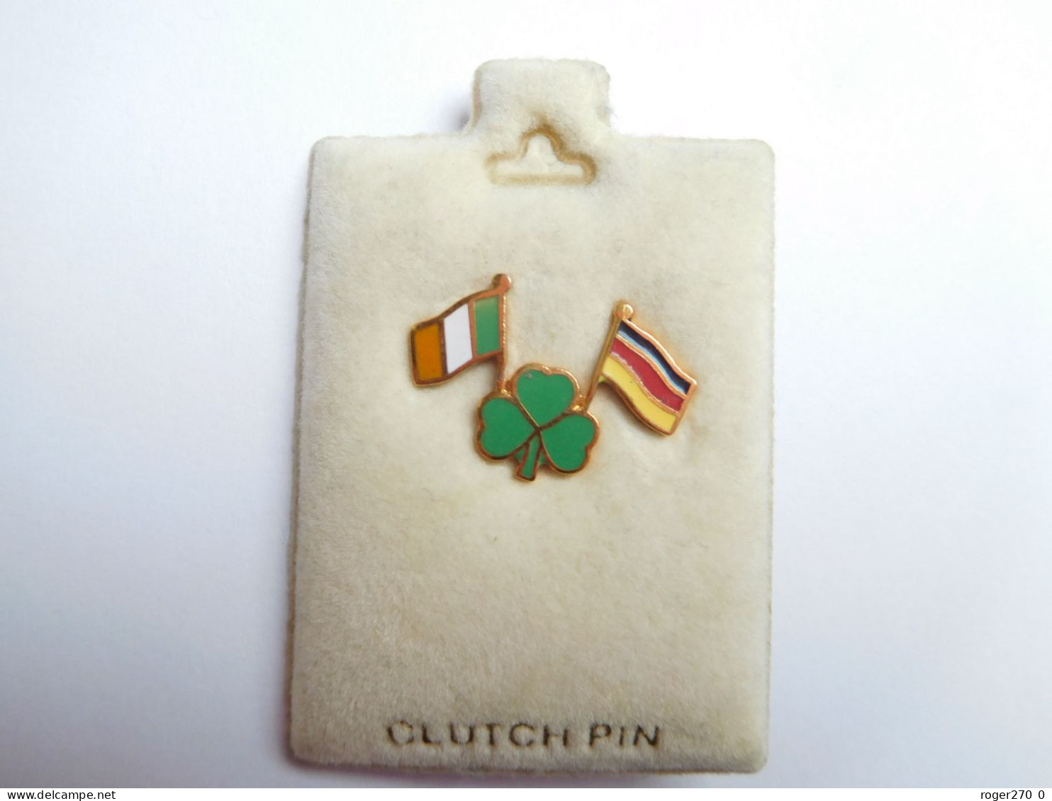 Beau Pin's En EGF , Drapeau Irlande - Allemagne , Eire - Germany , Ireland - Deutschland - Cities