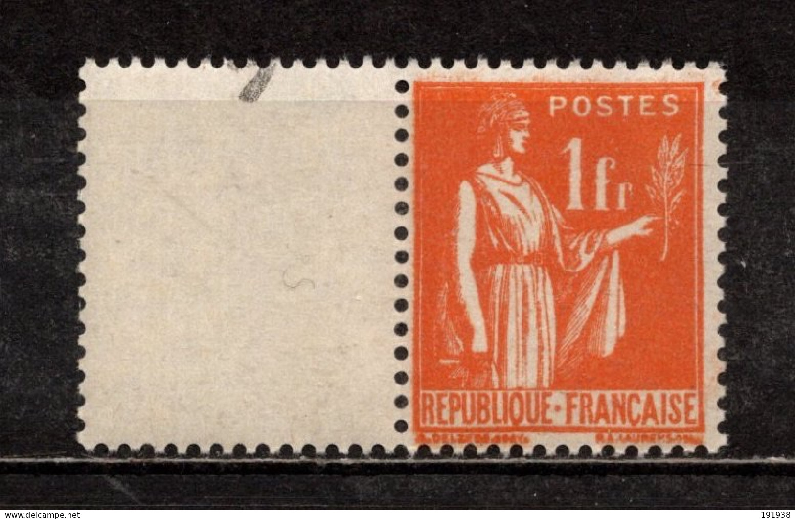 France N° 286**, Bdf, Luxe, Cote 8,00 € - 1932-39 Paix