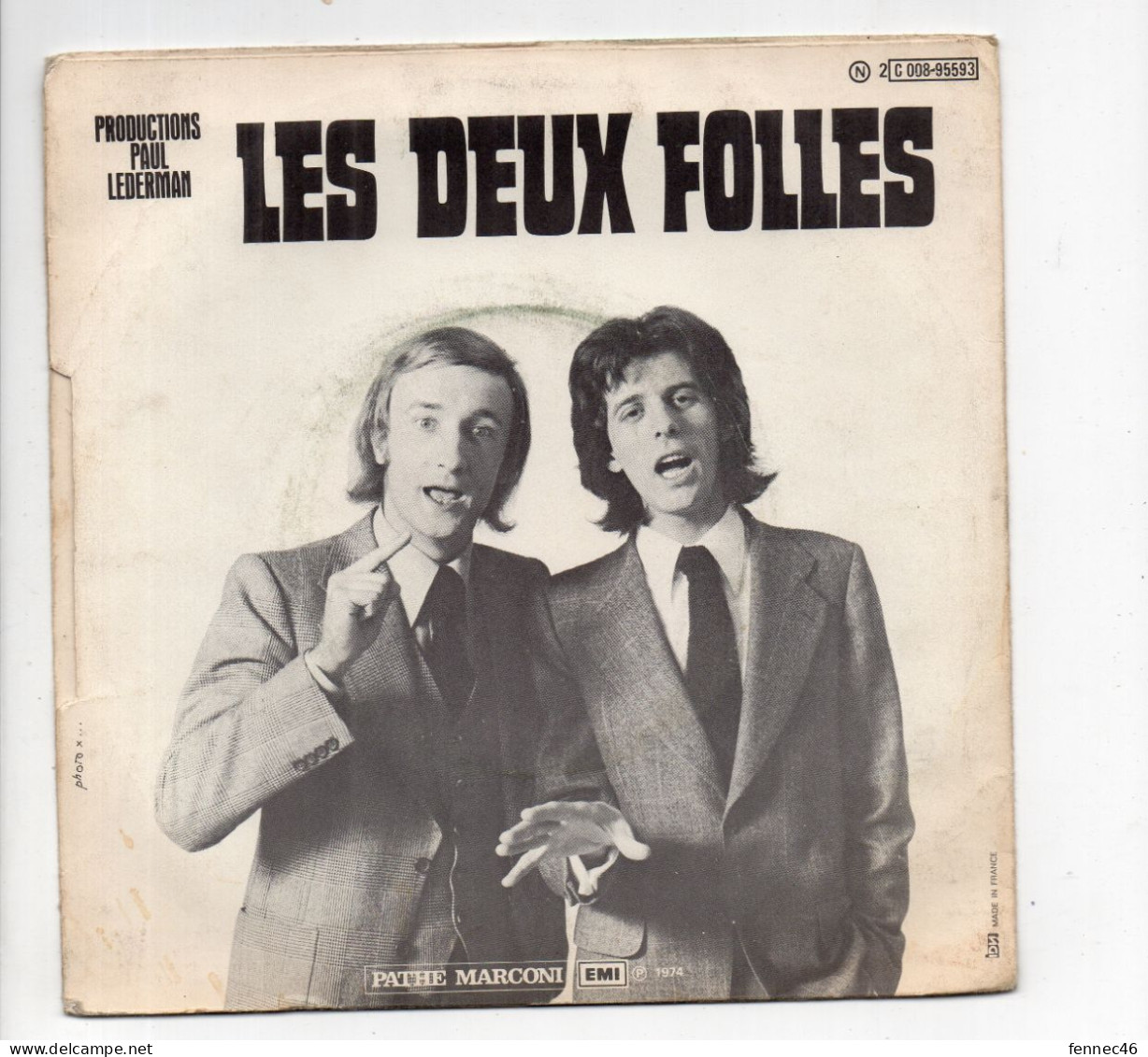 Vinyle 45T - Olivier Lejeune - Patrick Green : Pot Pour Rire Monsieur Le Président / Les Deux Folles - Humor, Cabaret