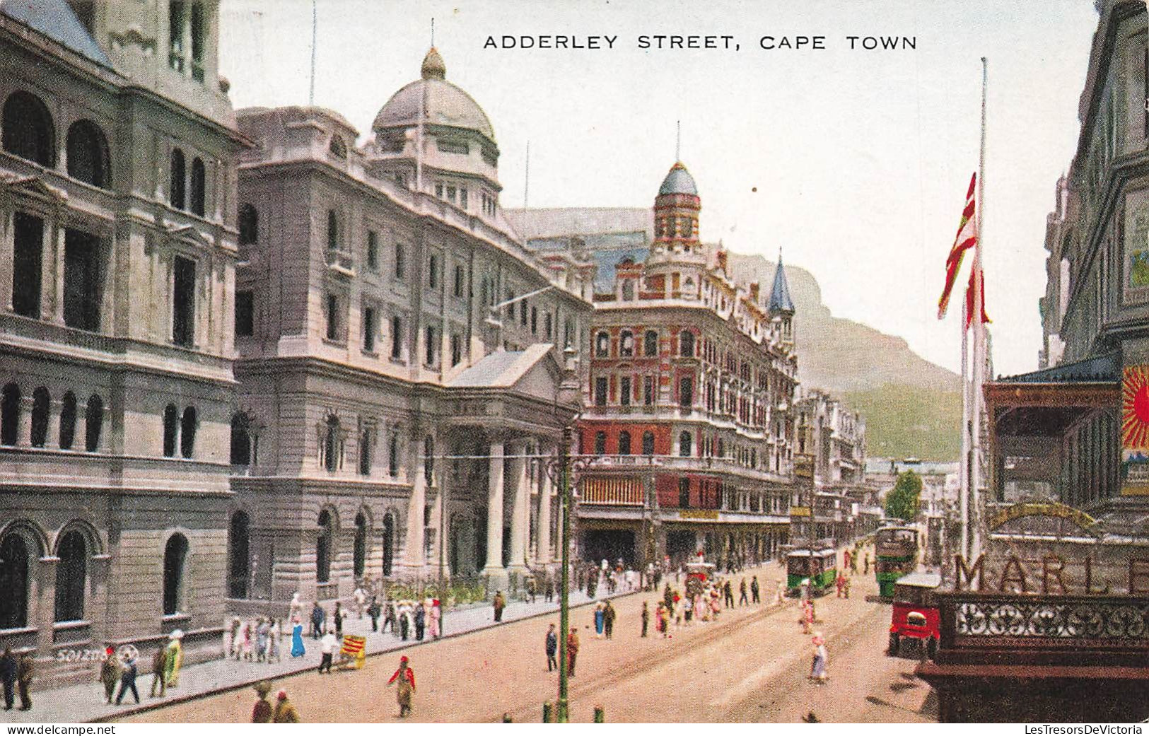 ROYAUME-UNI - Abberley Street - Cape Town - Vue Panoramique - Animé - Plusieurs Monuments - Carte Postale Ancienne - Other & Unclassified