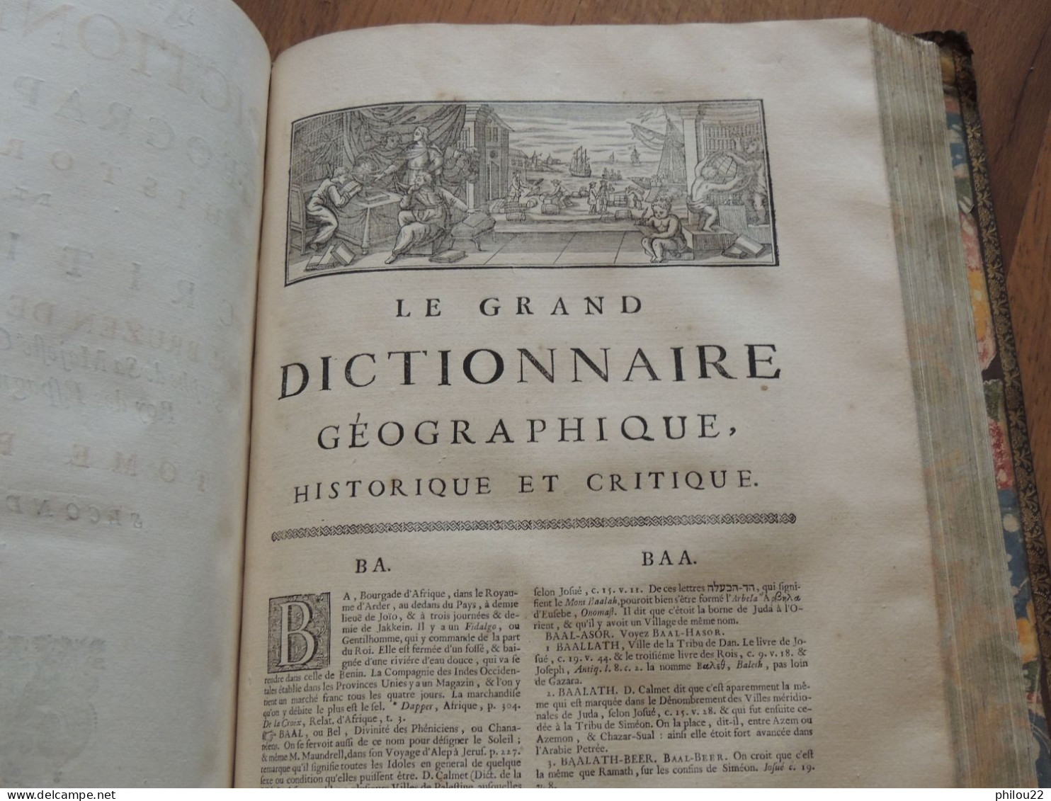 BRUZEN de LA MARTINIERE - Le grand dictionnaire géographique.. 6/6 in-folio 1739