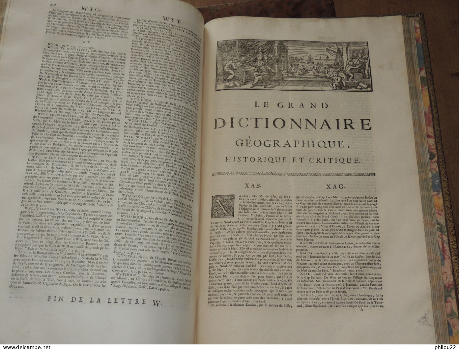 BRUZEN de LA MARTINIERE - Le grand dictionnaire géographique.. 6/6 in-folio 1739