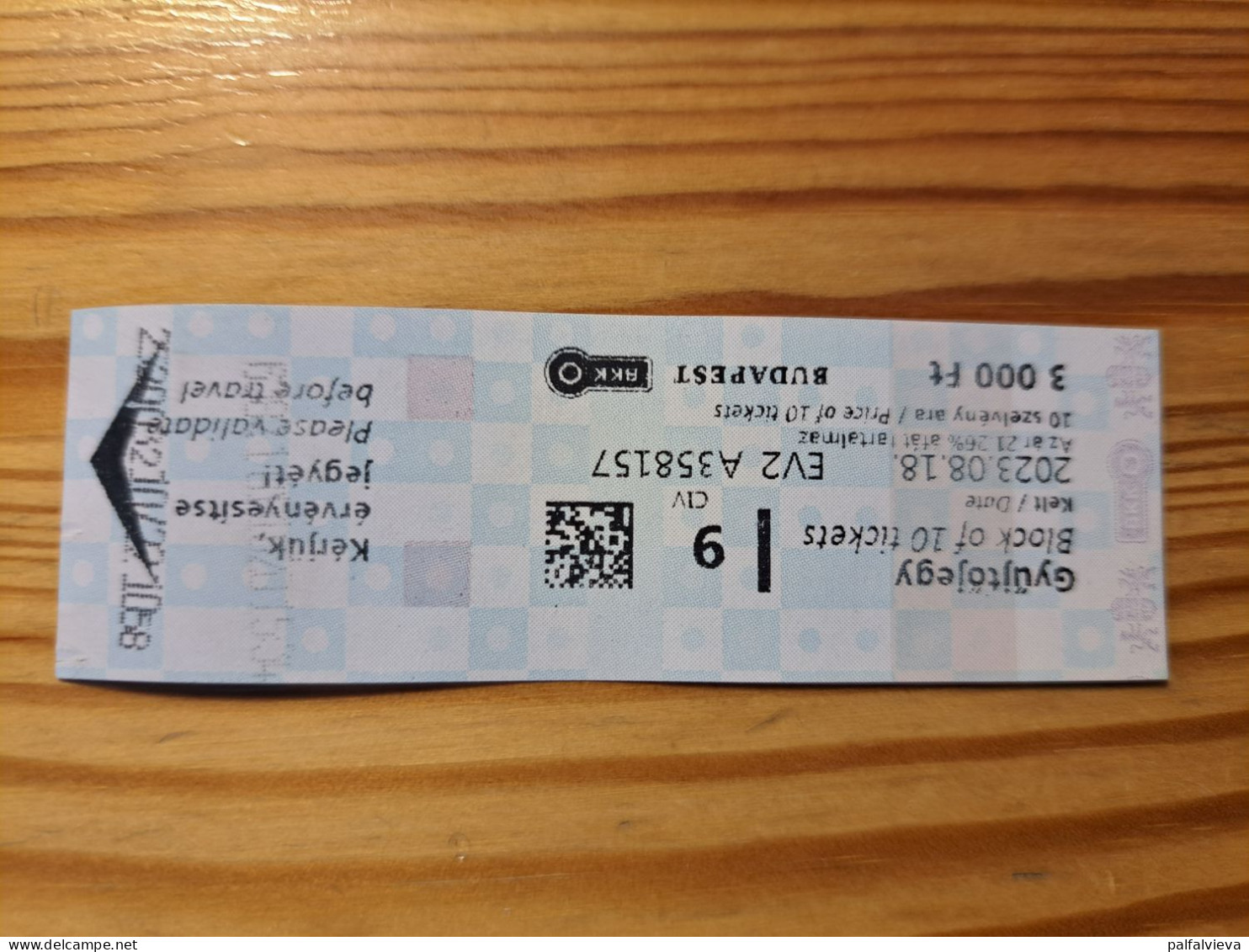 Public Transport, Bus, Metro Ticket - Hungary - Europe