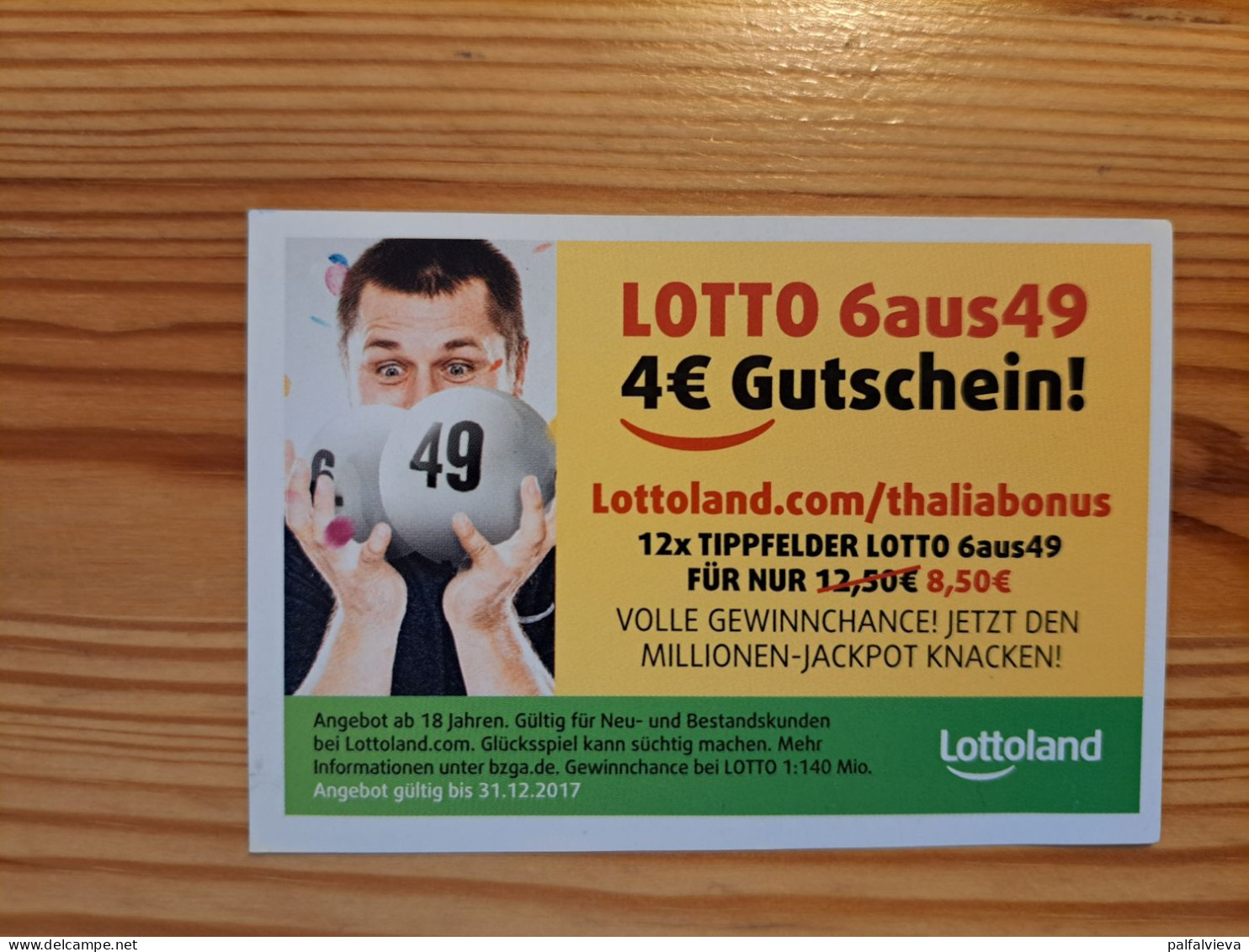 Lottoland Lottery Ticket - Germany - Billets De Loterie
