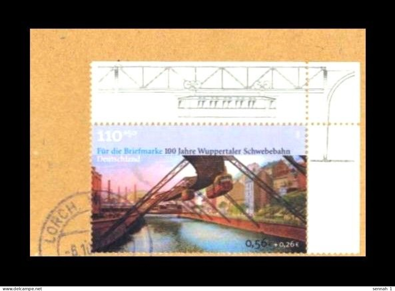 Bund / Germany: 'Wuppertaler Schwebebahn, 2001' / 'Wuppertal Suspension Railway', Mi. 2171; Yv. 2007; Sc. B884 Oo - Gebruikt