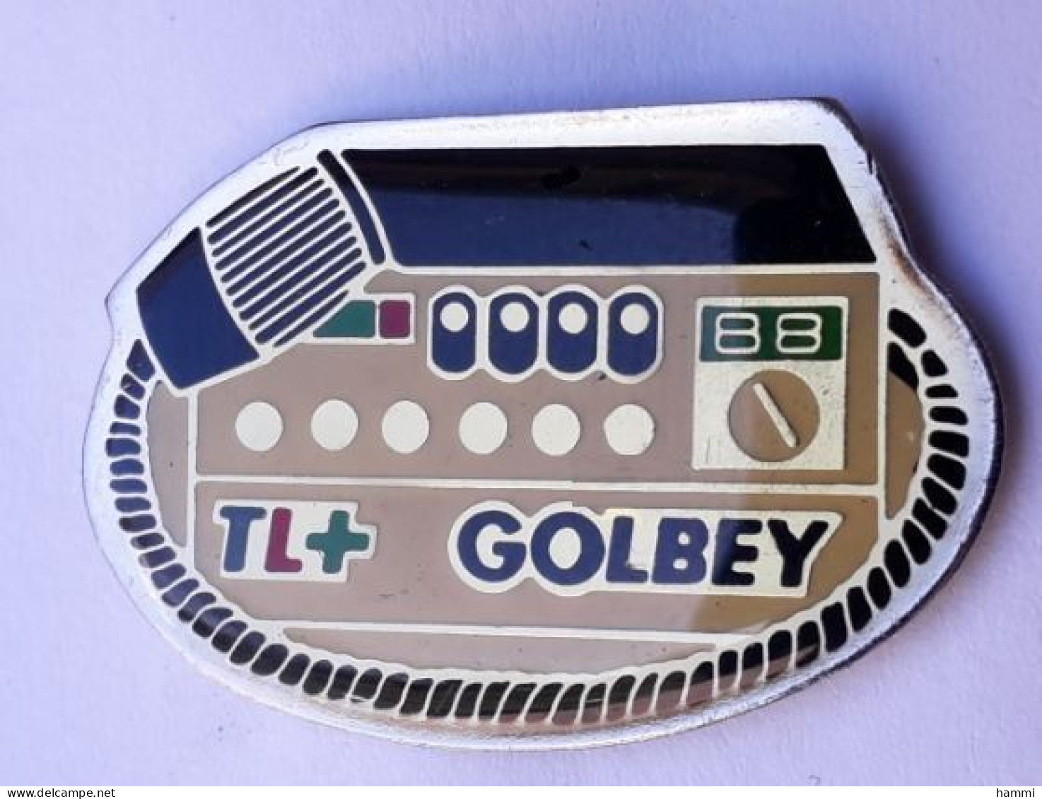 VF337 Pin's TL Plus Electronique à GOLBEY Média RADIO CB Vosges Achat Immédiat - Médias