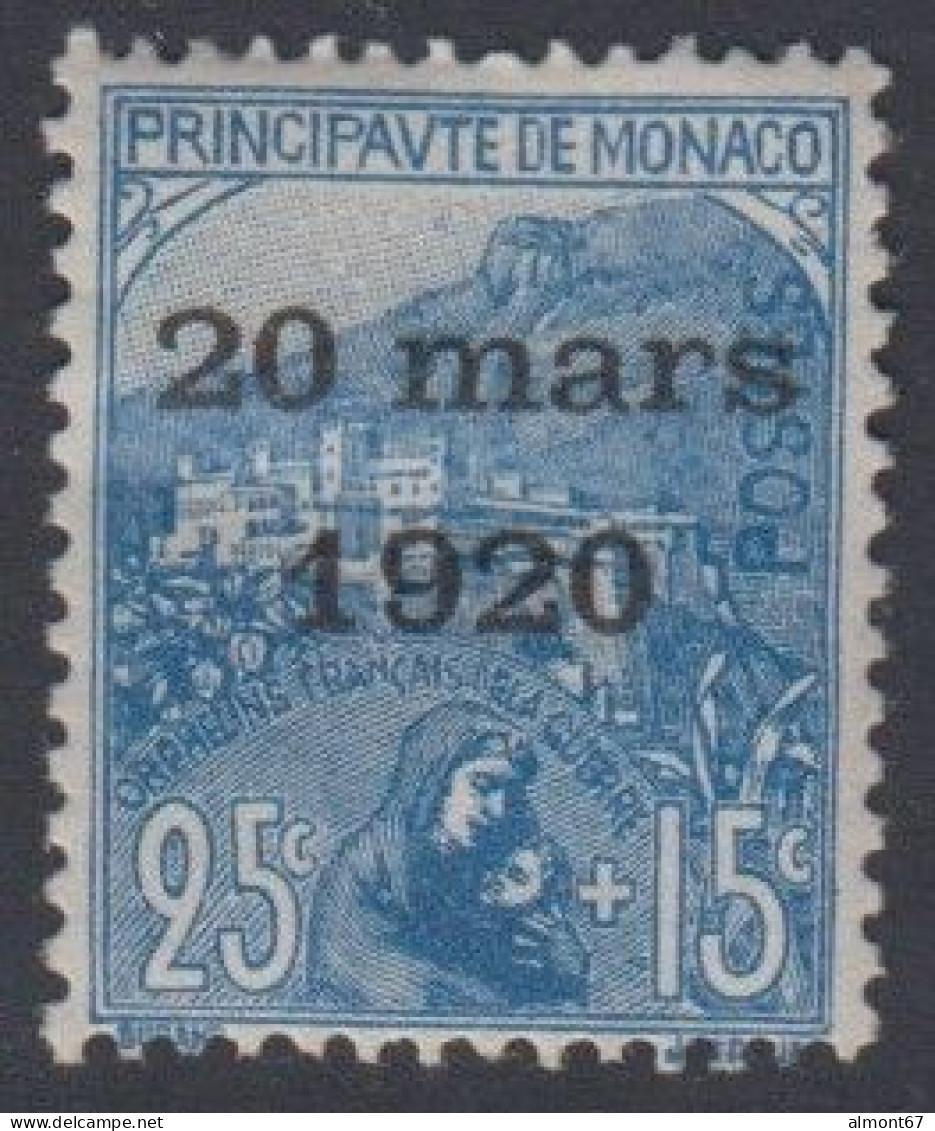 Monaco   N° 40 *  - Cote  :  15 € - Neufs