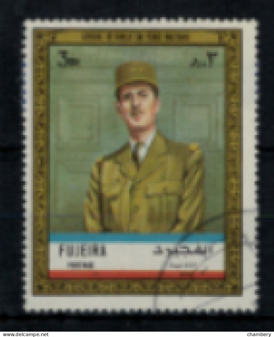 Arabie Sud-Est - Fujeira - "Le Président Charles De Gaulle" - Oblitéré 1/10 N° 123 De 1971 - Afganistán