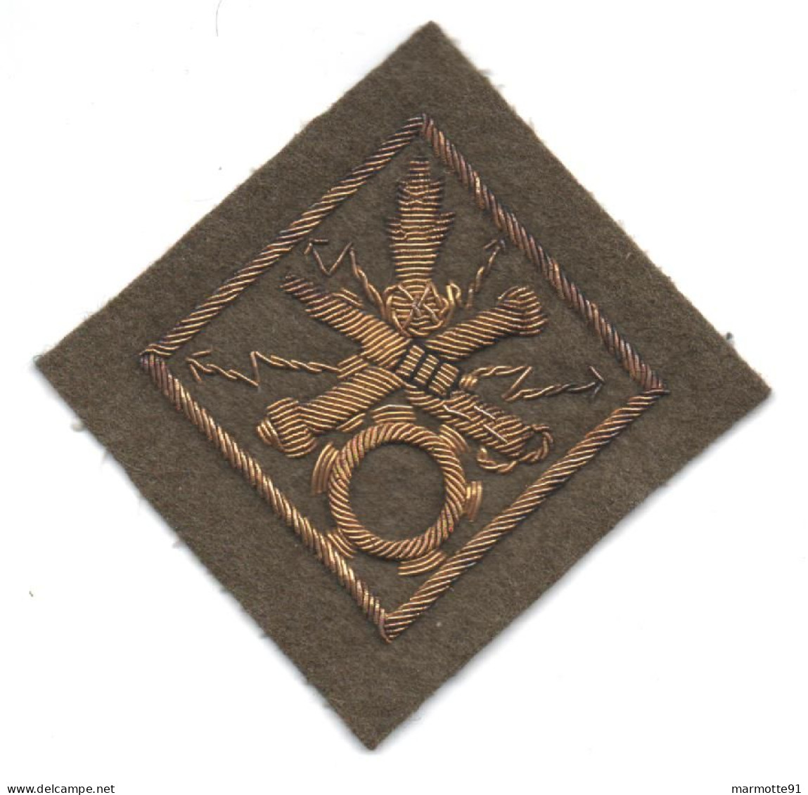 INSIGNE TISSUS BREVET OFFICIER SPECIALISTE TOUS DOMAINES ??   KAKI   GUERRE 1939 1940 ?? - Esercito