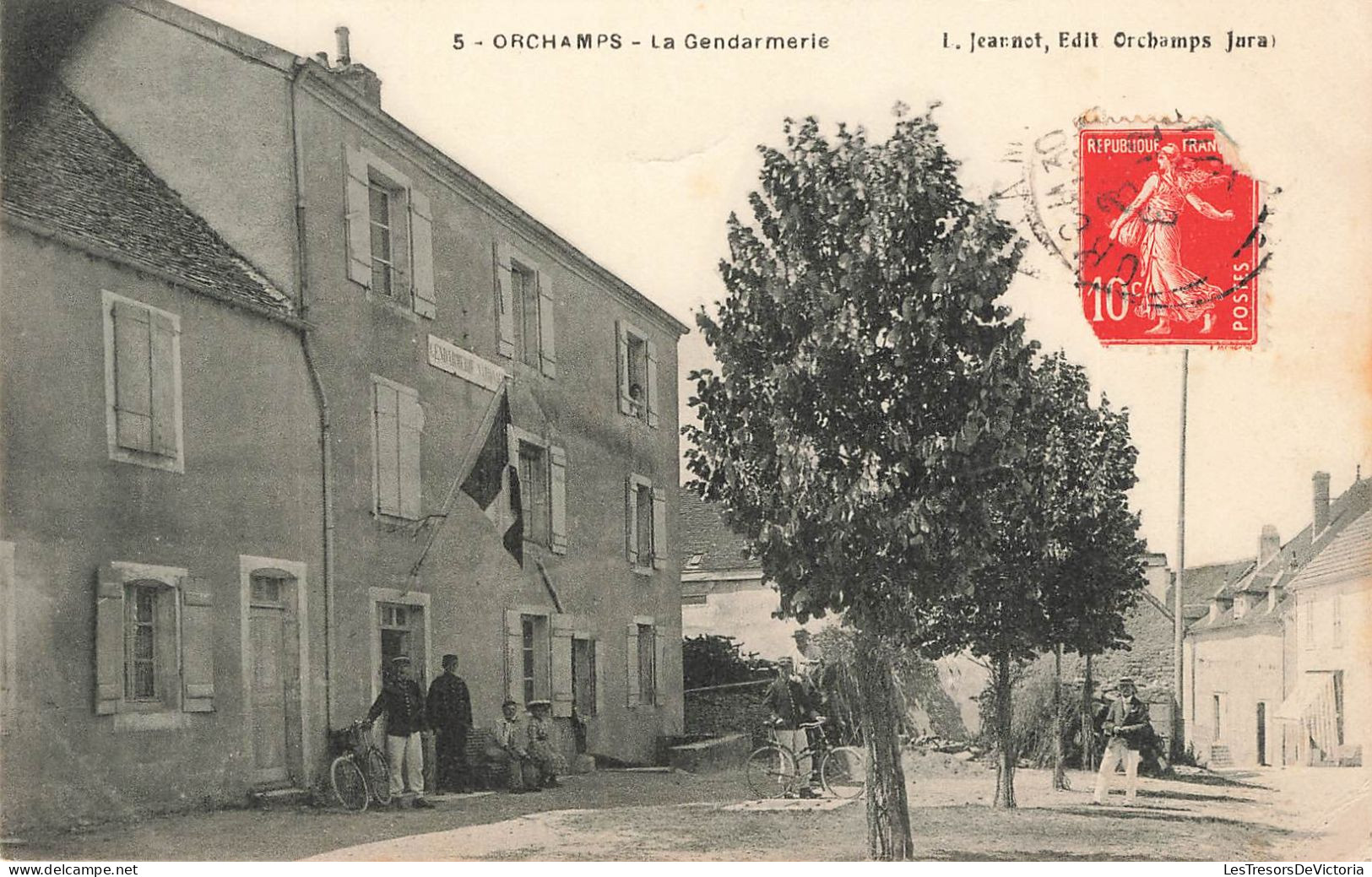 FRANCE - Orchamps La Gendarmerie - I Jeannot - Edit Orchamps Jura - Vue Panoramique - Carte Postale Ancienne - Dole
